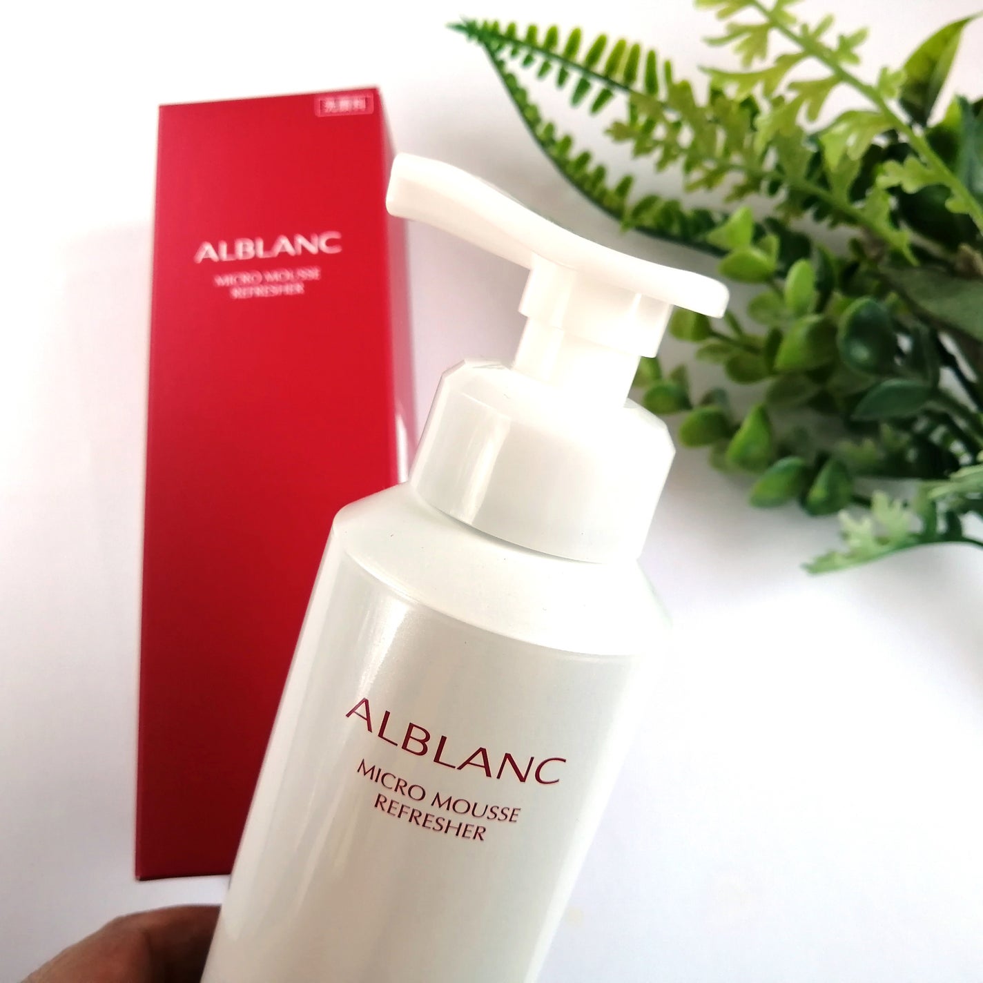 マイクロムース リフレッシャー/ALBLANC/泡洗顔を使ったクチコミ(2枚目)