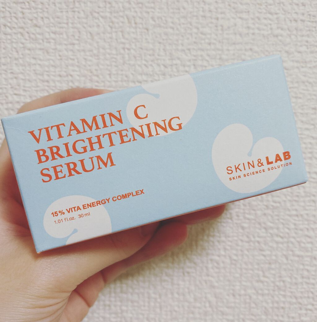 ビタミンCブライトニングセラム /SKIN&LAB/美容液を使ったクチコミ（1枚目）