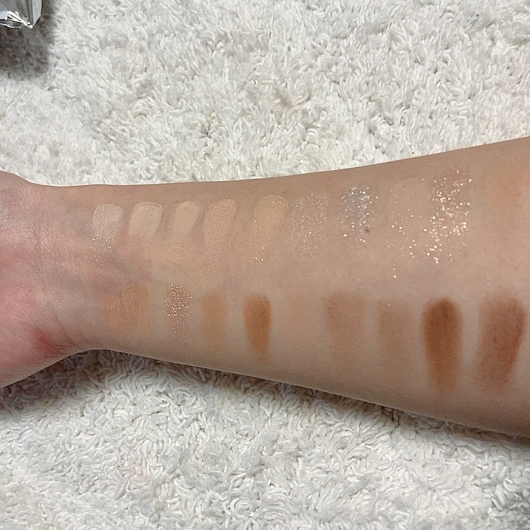 ムードシャドウパレット 01 ウォームベーシック/dasique/アイシャドウパレットを使ったクチコミ（3枚目）