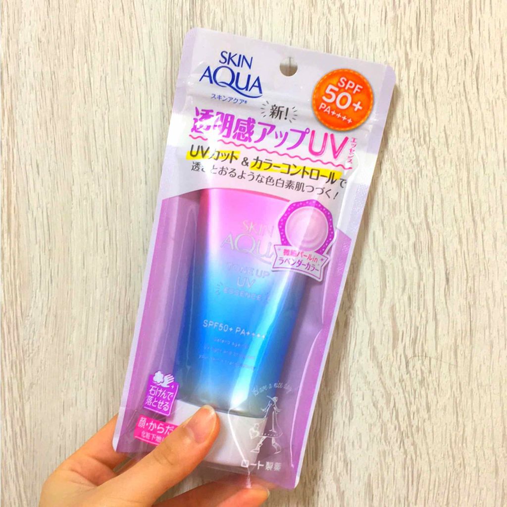 スキンアクア トーンアップUVエッセンス/スキンアクア/日焼け止めクリームを使ったクチコミ(1枚目)