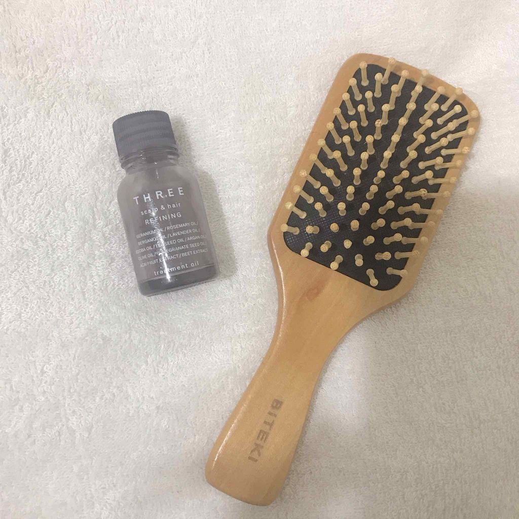 スキャルプ&ヘア リファイニング トリートメント オイル R/THREE/ヘアオイルを使ったクチコミ(1枚目)