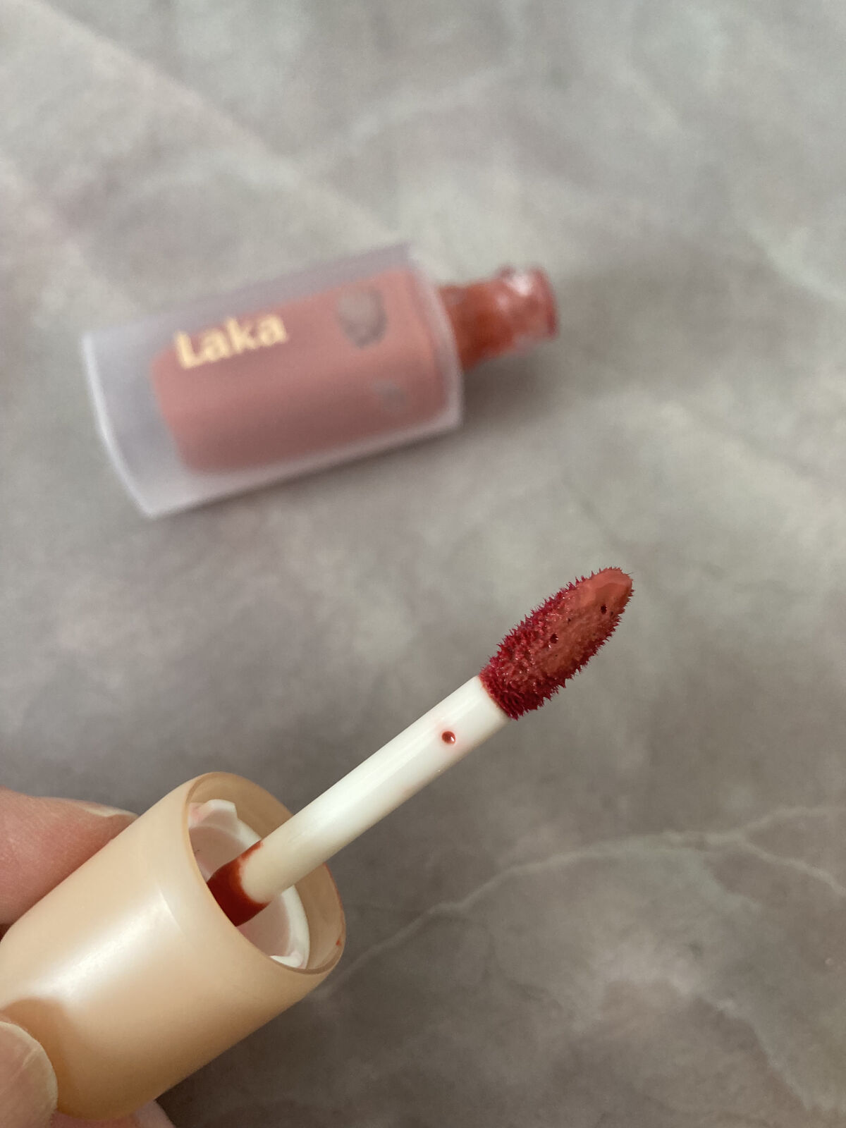 フルーティーグラムティント/Laka/リップティントを使ったクチコミ（3枚目）