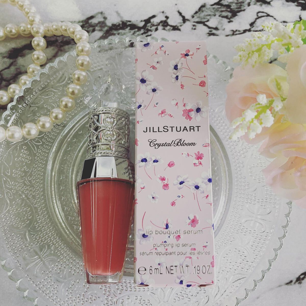 ジルスチュアート クリスタルブルーム リップブーケ セラム/JILL STUART/リッププランパーを使ったクチコミ(5枚目)