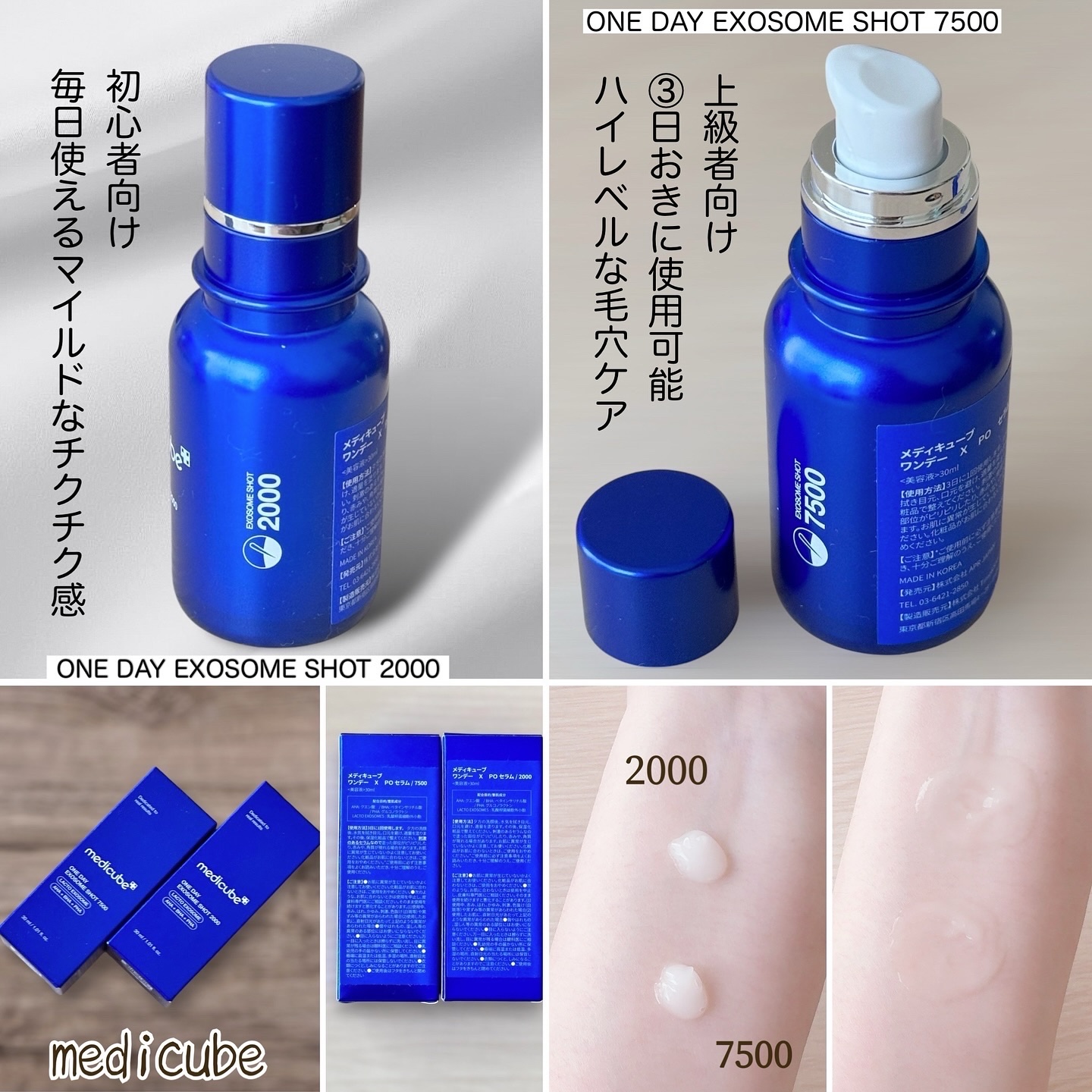 ゼロ1DAYエクソソームショット2000/MEDICUBE/美容液を使ったクチコミ（2枚目）