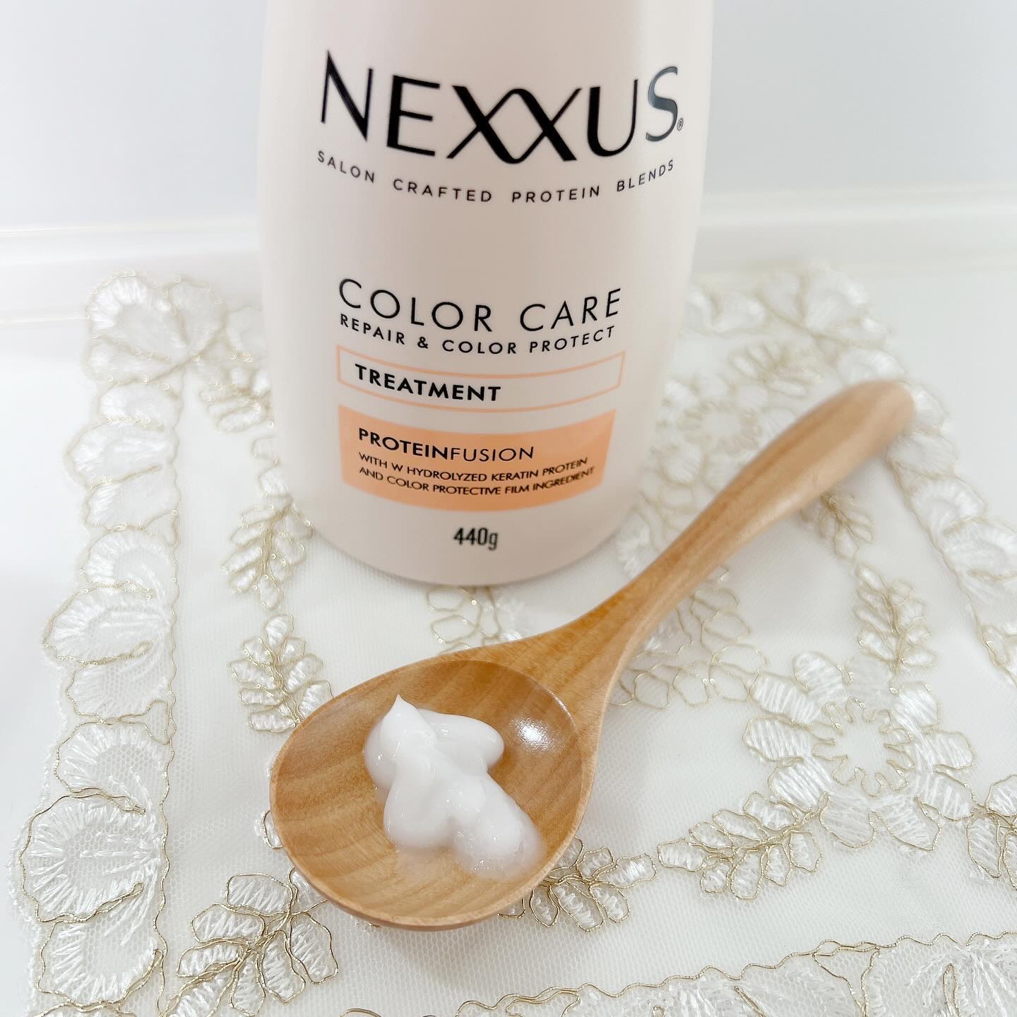 ネクサス リペア＆カラープロテクト シャンプー／トリートメント シャンプー本体 440g/NEXXUS(ネクサス)/市販シャンプーを使ったクチコミ（3枚目）