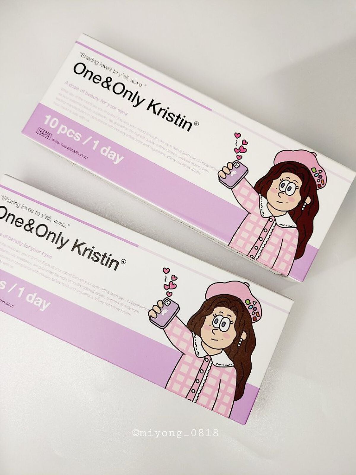 One & Only Kristin/Hapa kristin/カラーコンタクトレンズを使ったクチコミ(7枚目)