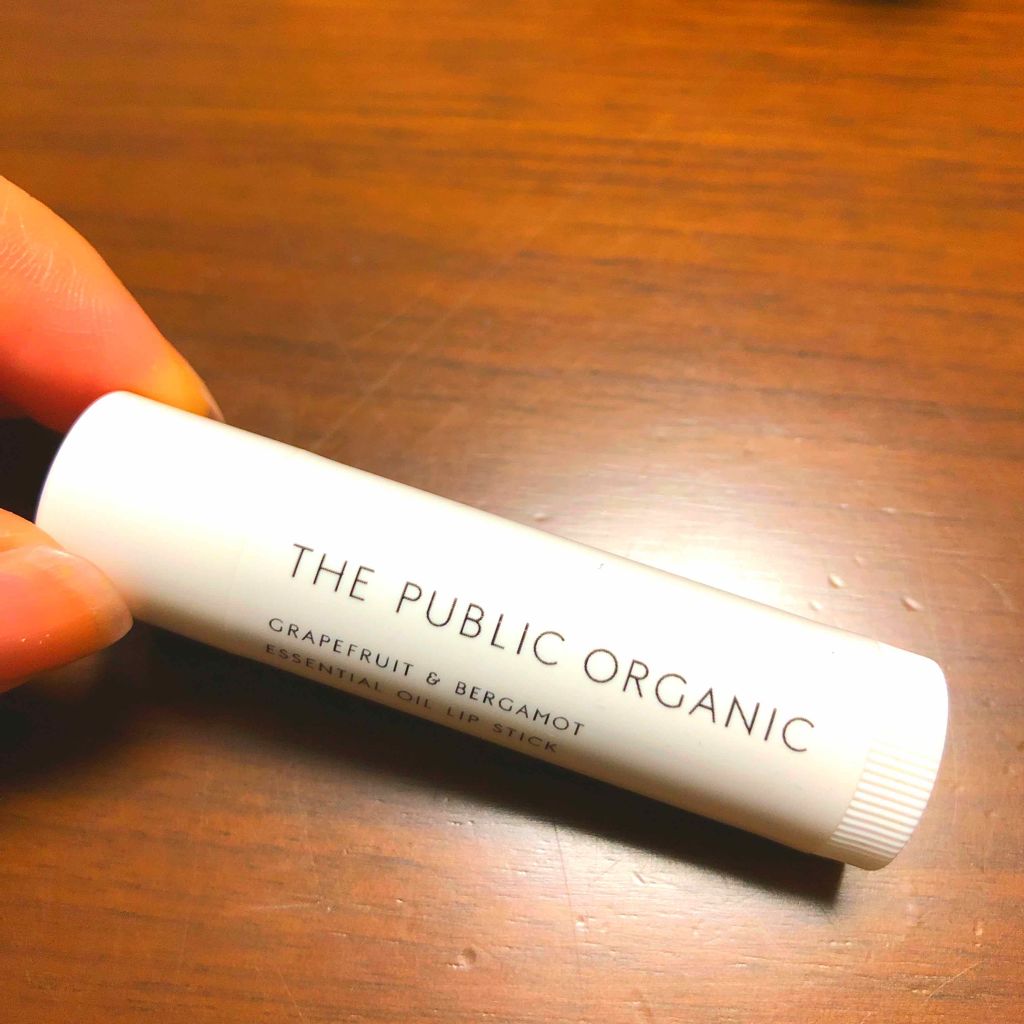 オーガニック認証 精油リップスティック スーパーポジティブ ライズ/THE PUBLIC ORGANIC/リップクリームを使ったクチコミ（1枚目）