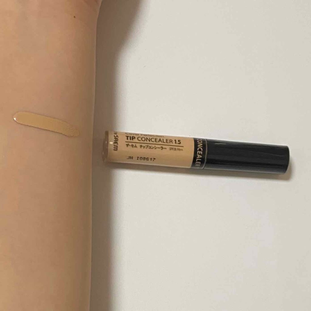 カバーパーフェクション チップコンシーラー/the SAEM/リキッドコンシーラーを使ったクチコミ(2枚目)