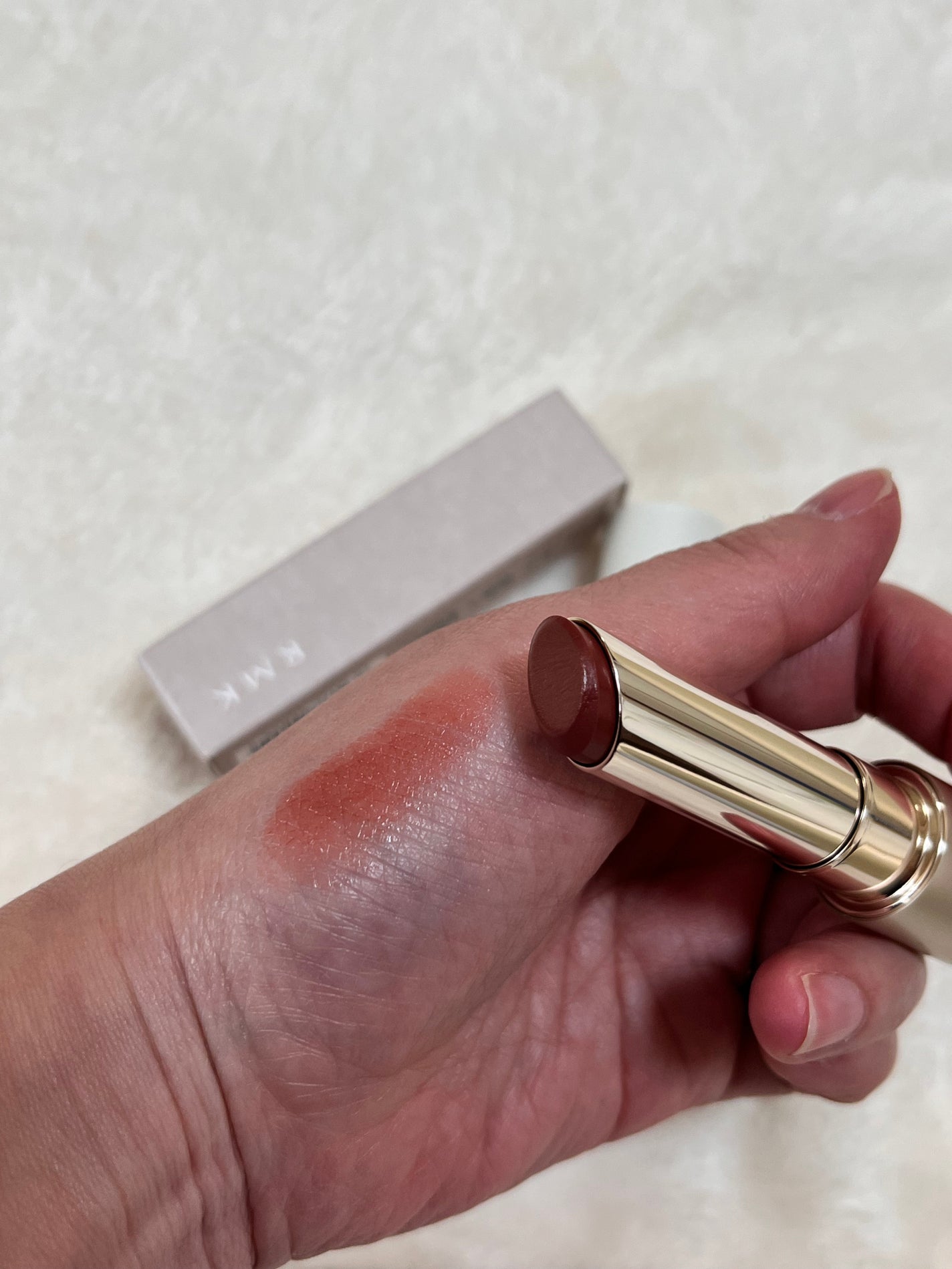 RMK デューイーメルト リップカラー/RMK/口紅を使ったクチコミ(4枚目)