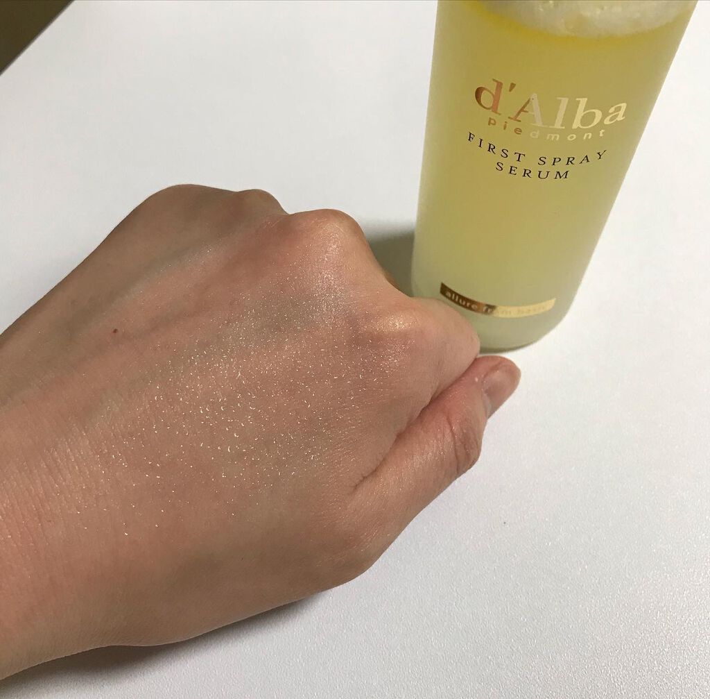 ダルバ ホワイトトリュフファーストスプレーセラム/ダルバ/ミスト状化粧水を使ったクチコミ(3枚目)