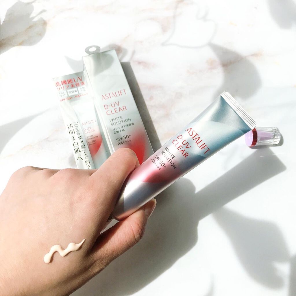 D-UVクリア ホワイトソリューション/アスタリフト/日焼け止めクリームを使ったクチコミ（2枚目）