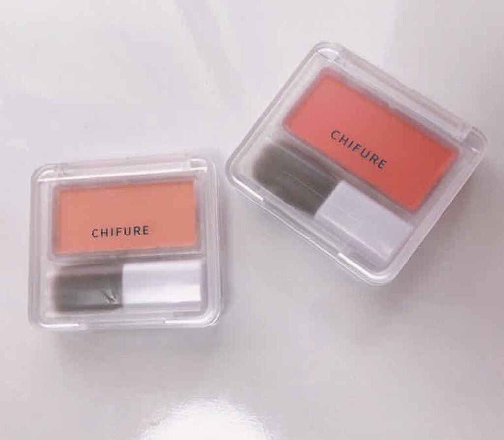 チーク カラー(ブラシ付)/ちふれ/パウダーチークを使ったクチコミ(1枚目)