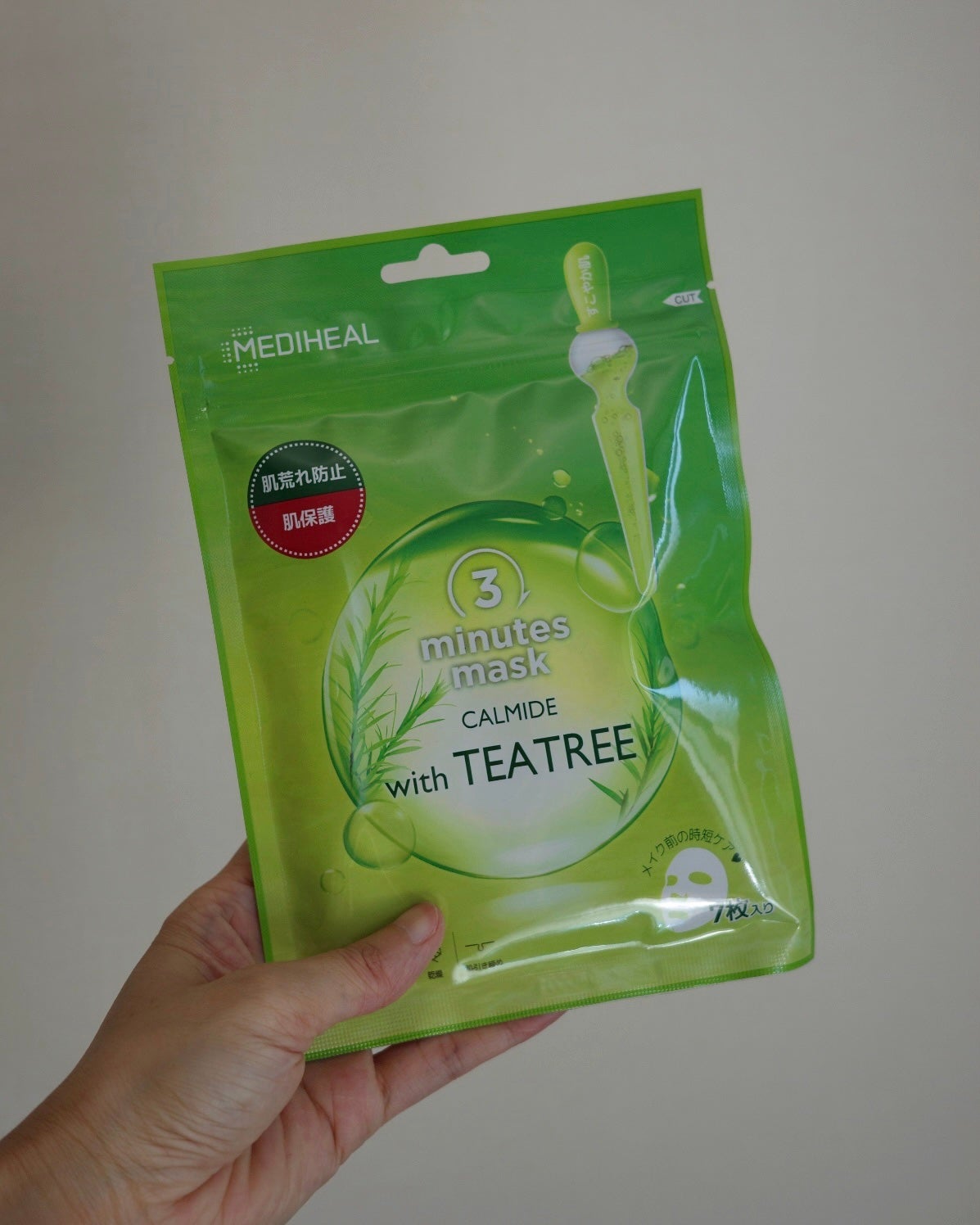 3ミニッツマスク:カーマイド with ティーツリー/MEDIHEAL/シートマスク・パックを使ったクチコミ(1枚目)