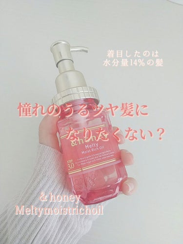 &honey Melty モイストリッチヘアオイル3.0/&honey/ヘアオイルを使ったクチコミ（1枚目）