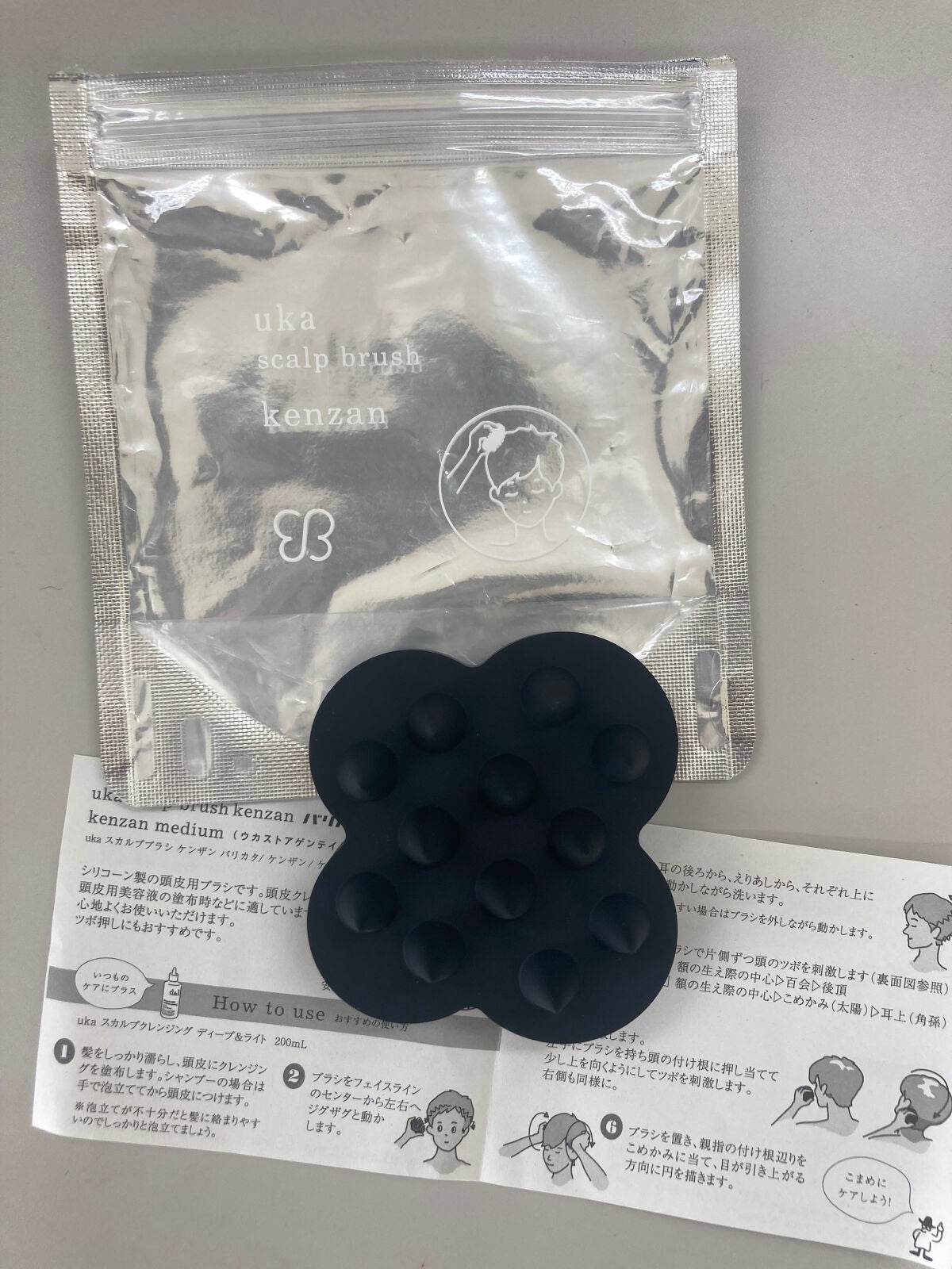 uka scalp brush kenzan/uka/スカルプブラシを使ったクチコミ(1枚目)