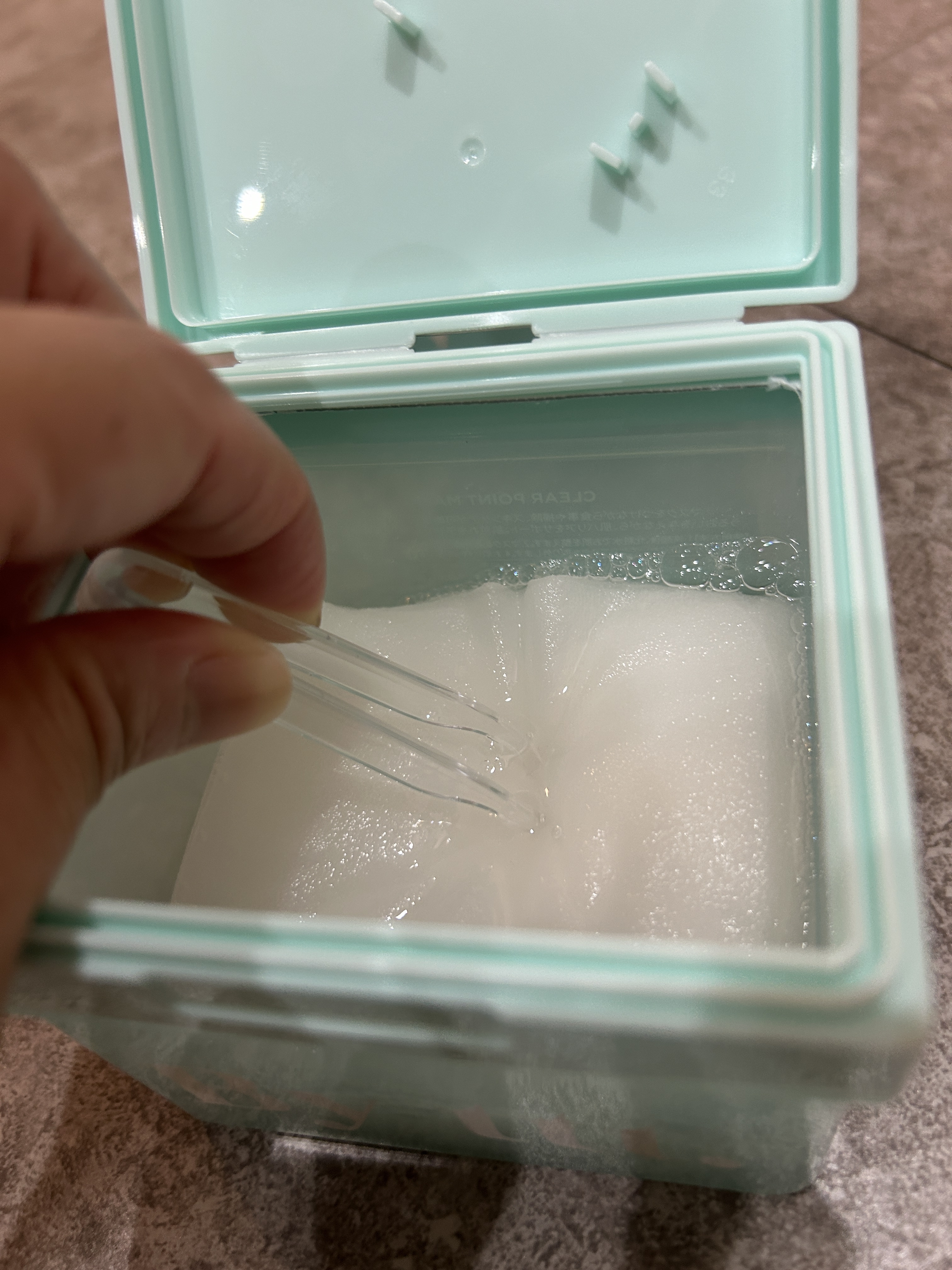 クリアポイントマスク/By ttt./シートマスク・パックを使ったクチコミ（3枚目）