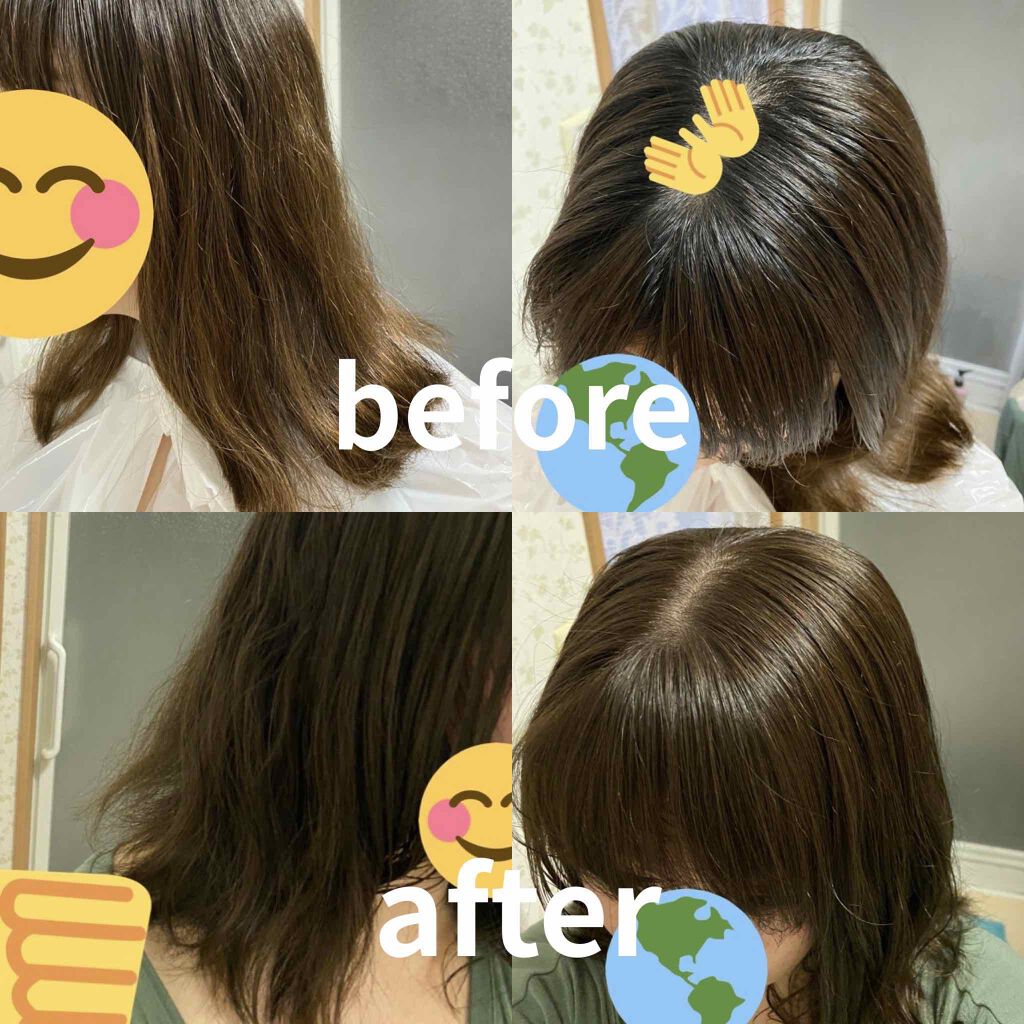 カラーリングミルク【旧】/パルティ/ヘアカラーを使ったクチコミ(2枚目)