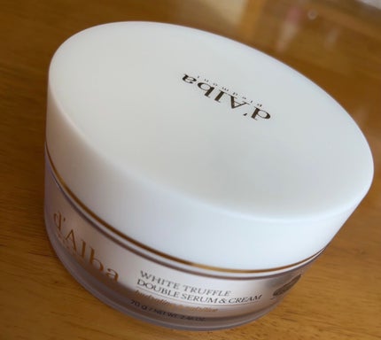 ホワイトトリュフダブルセラムアンドクリーム/ダルバ/フェイスクリームを使ったクチコミ(2枚目)