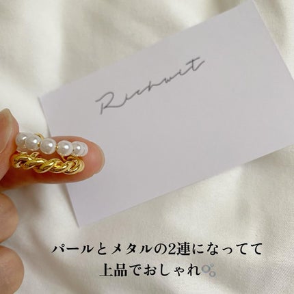 ゴールドピアス/richwit/その他を使ったクチコミ(2枚目)