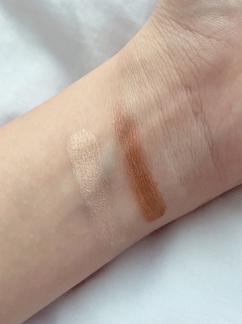 アイカラー2色タイプ/無印良品/アイシャドウパレットを使ったクチコミ（3枚目）