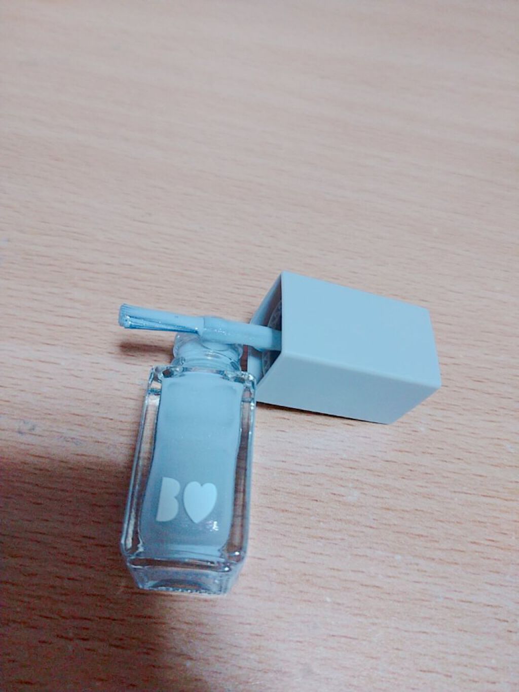 まいぽりっしゅ 01グレイッシュレディー/b idol/マニキュアを使ったクチコミ（2枚目）