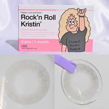 Rock'n Roll Kristin/Hapa kristin/カラーコンタクトレンズを使ったクチコミ（2枚目）