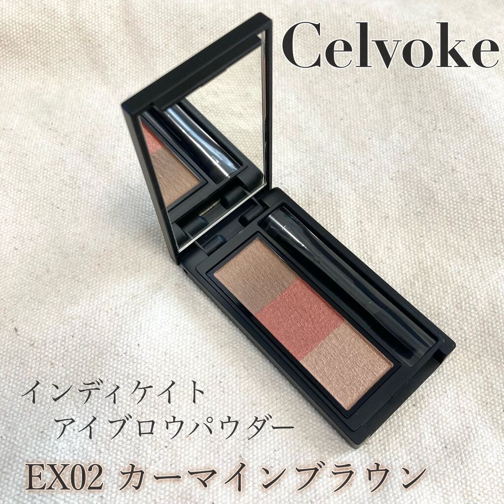 セルヴォーク インディケイトアイブロウパウダー/Celvoke/パウダーアイブロウを使ったクチコミ（1枚目）