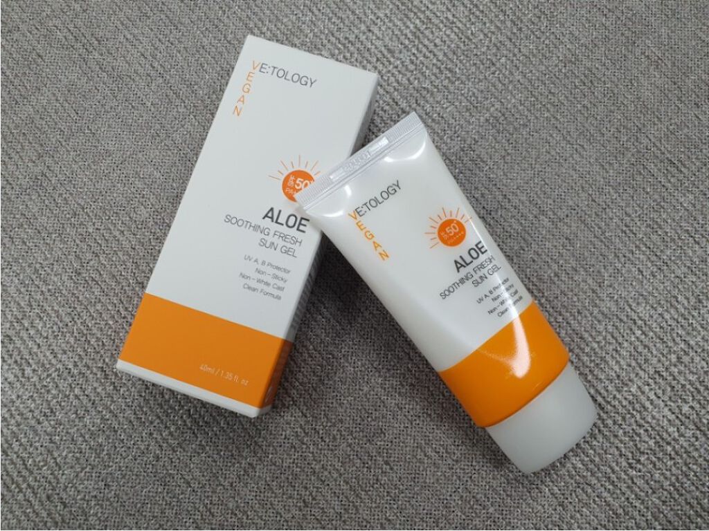 ALOE SHOOTHING FRESH SUN GEL/VEGAN TOLOGY/日焼け止めジェルを使ったクチコミ（3枚目）
