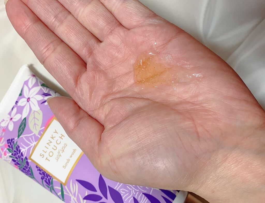 スクラブウォッシュ/スリンキータッチ セルフスパ/ボディスクラブを使ったクチコミ（2枚目）