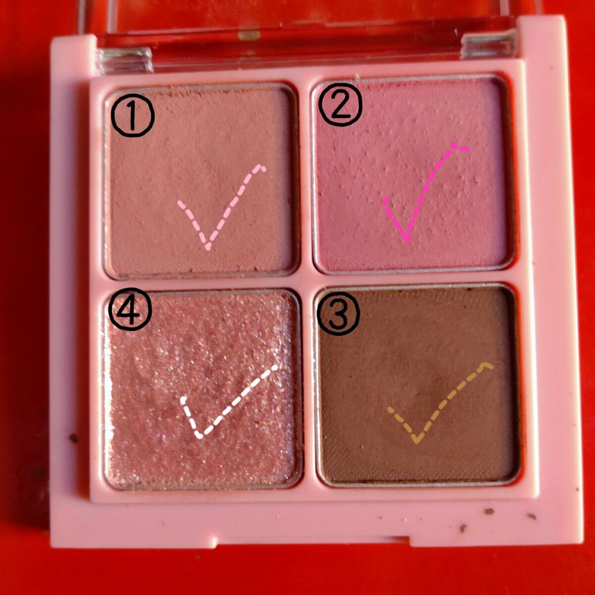 ベターザンアイズ/rom&nd/アイシャドウパレットを使ったクチコミ（2枚目）