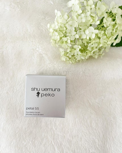 ペタル 55 ファンデーション ブラシ/shu uemura/メイクブラシを使ったクチコミ(2枚目)