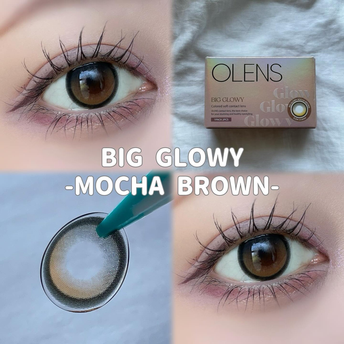 Eyelighter Glowy 1Month/OLENS/カラーコンタクトレンズを使ったクチコミ(6枚目)