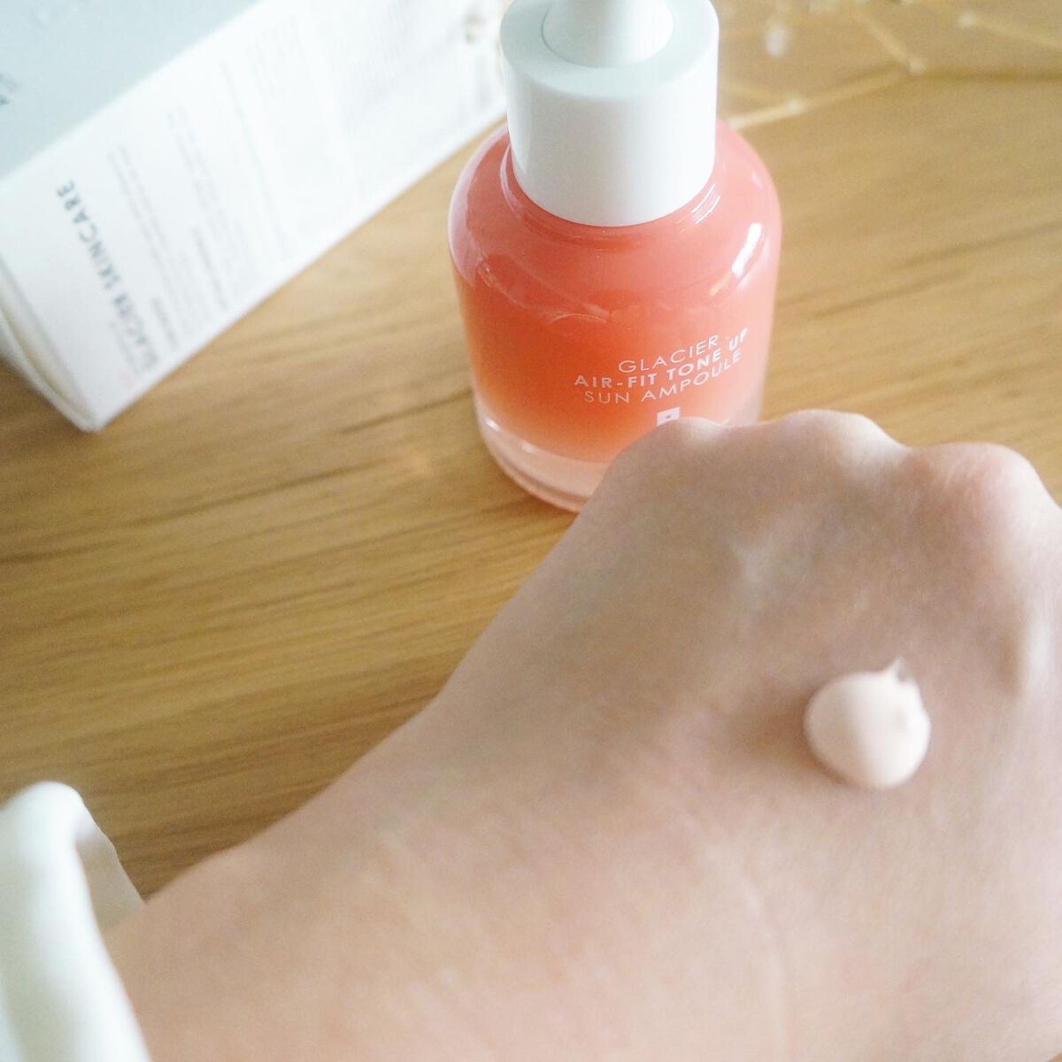 ピルソ グラシアエアフィットトーンアップサンアンプル SPF50 PA+++/feelxo/化粧下地を使ったクチコミ（2枚目）