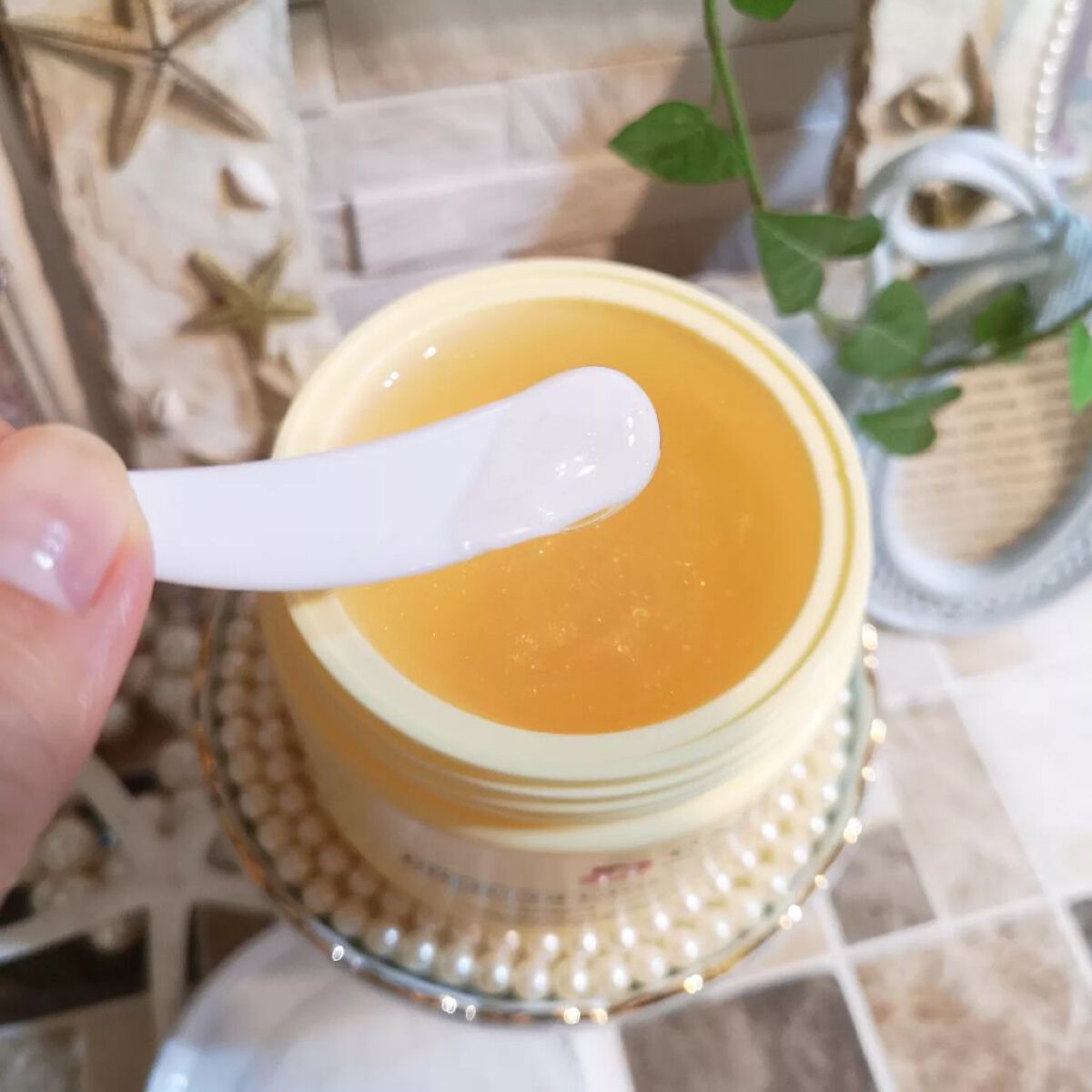 SNP ゴールド コラーゲン スリーピング パック/SNP/シートマスク・パックを使ったクチコミ（2枚目）