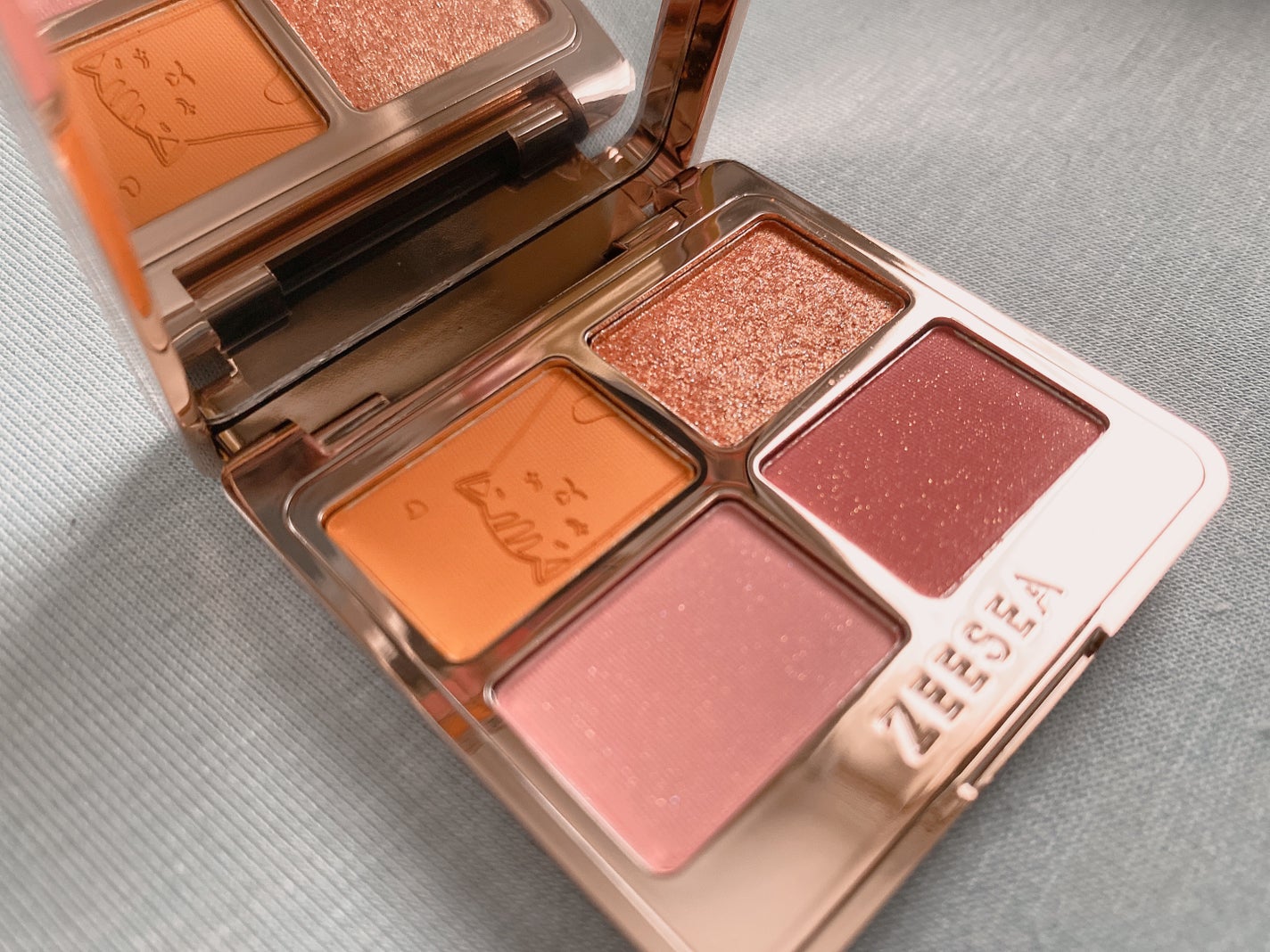 アニマルアイシャドウ(4シェード)/ZEESEA/アイシャドウパレットを使ったクチコミ(2枚目)