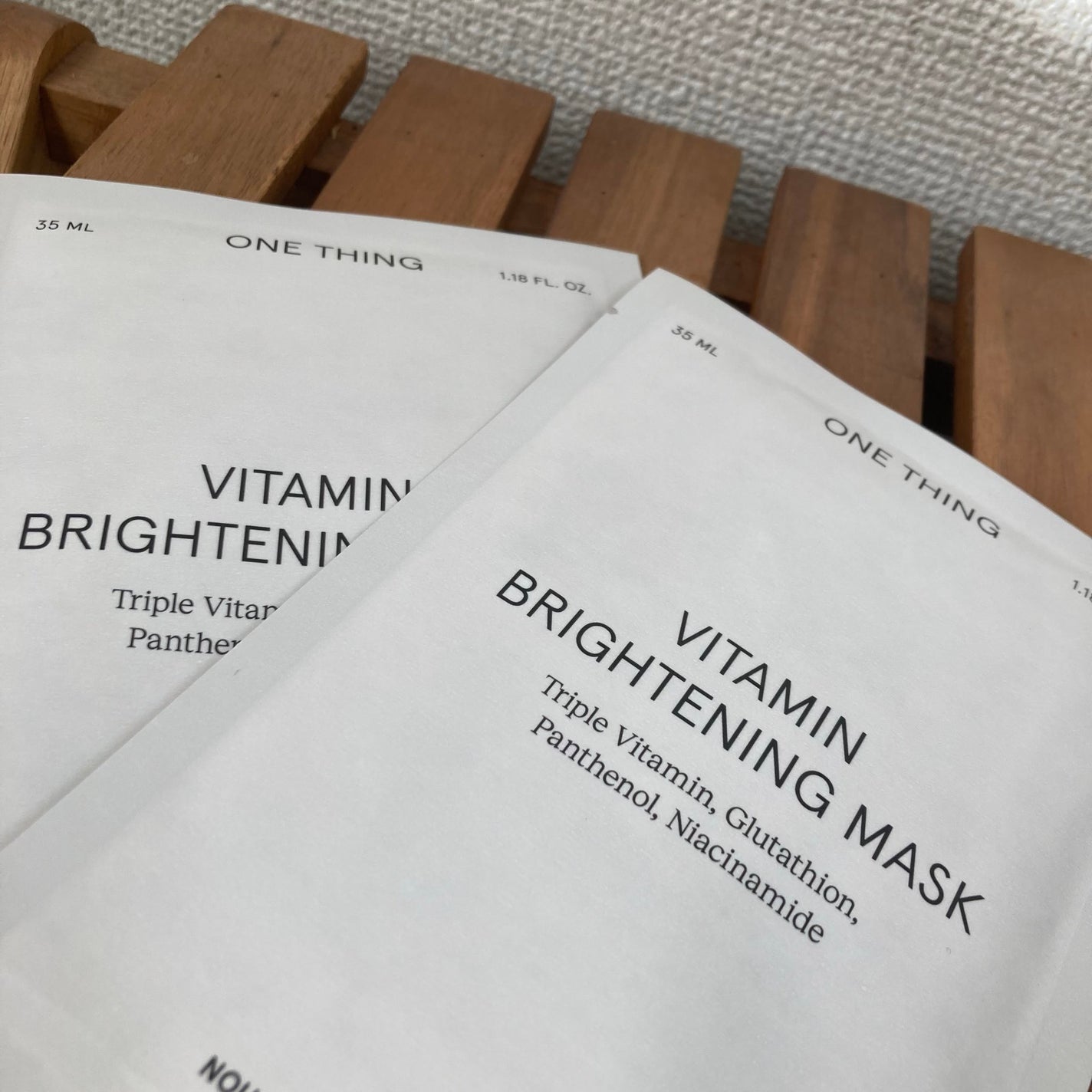 ビタミンブライトニングマスク/ONE THING/シートマスク・パックを使ったクチコミ(2枚目)