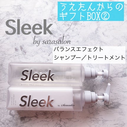 バランスエフェクトシャンプー/トリートメント/スリーク by サラサロン/市販シャンプーを使ったクチコミ(1枚目)