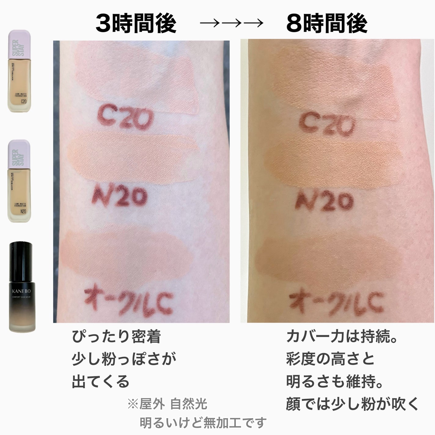 SPステイ ルミマット リキッド ファンデーション/MAYBELLINE NEW YORK/リキッドファンデーションを使ったクチコミ(4枚目)