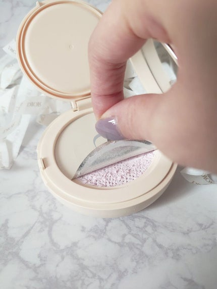 ディオールスキン フォーエヴァー クッション パウダー/Dior/ルースパウダーを使ったクチコミ(3枚目)