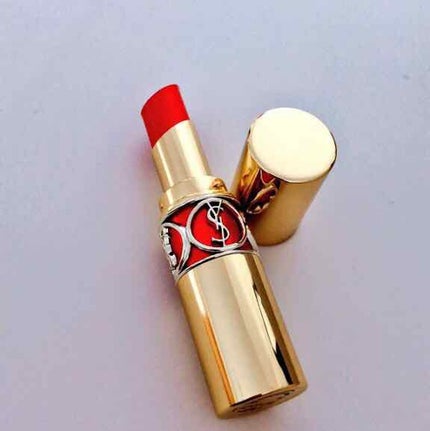 ルージュ ヴォリュプテ シャイン/YVES SAINT LAURENT BEAUTE/口紅を使ったクチコミ(2枚目)