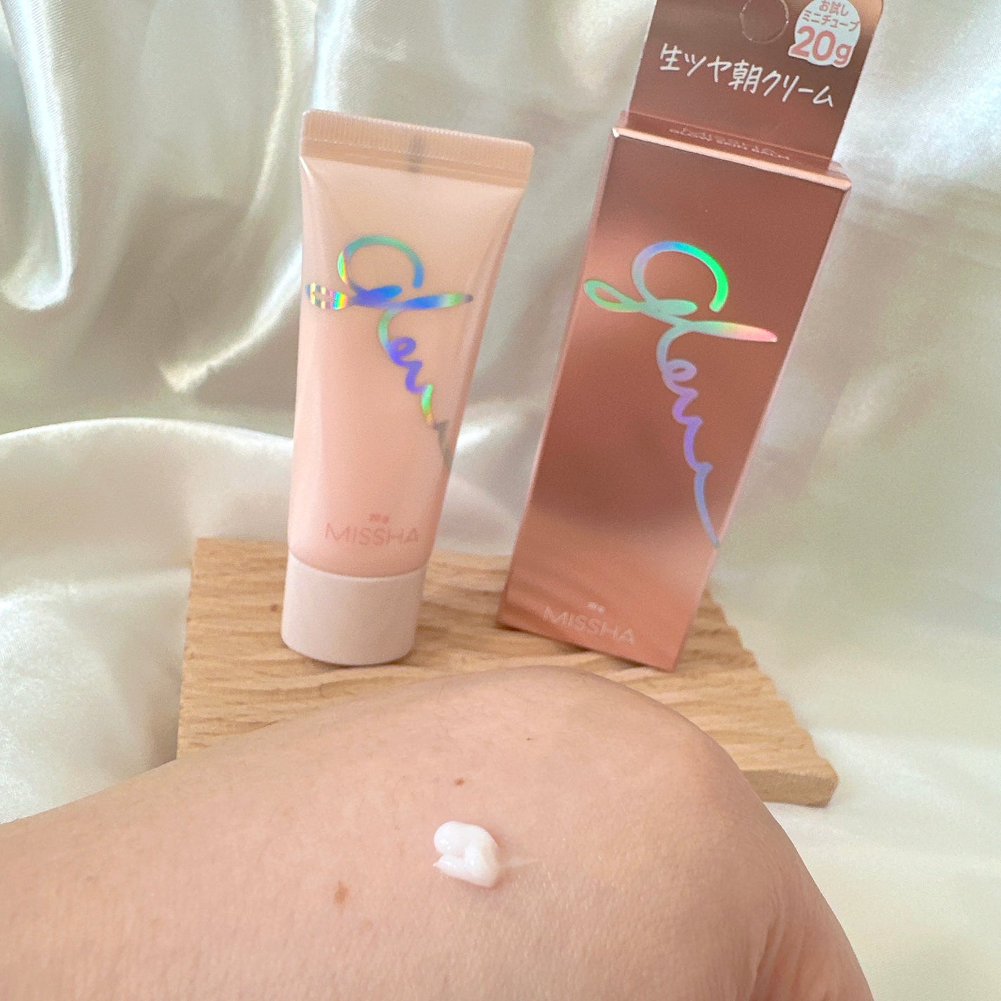 めるᙏ̤̫͚𓍯フォロバ on LIPS 「〖MISSHA〗韓国コスメMISSHAの生ツヤ朝クリームミシャ..」(3枚目)