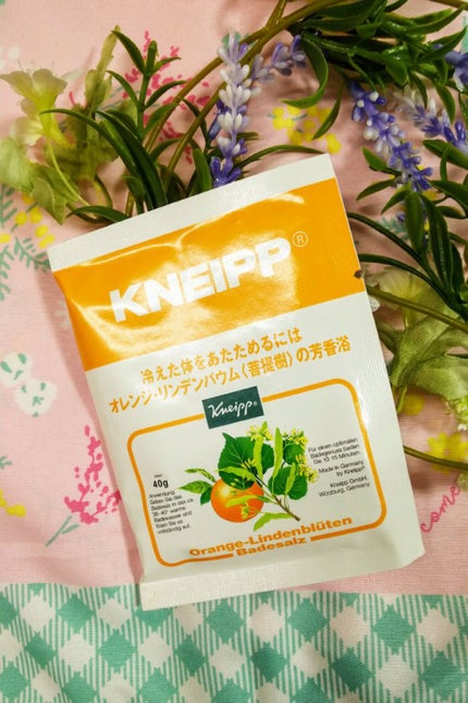 クナイプ バスソルト オレンジ・リンデンバウム<菩提樹>の香り/クナイプ/無機塩系入浴剤を使ったクチコミ(1枚目)