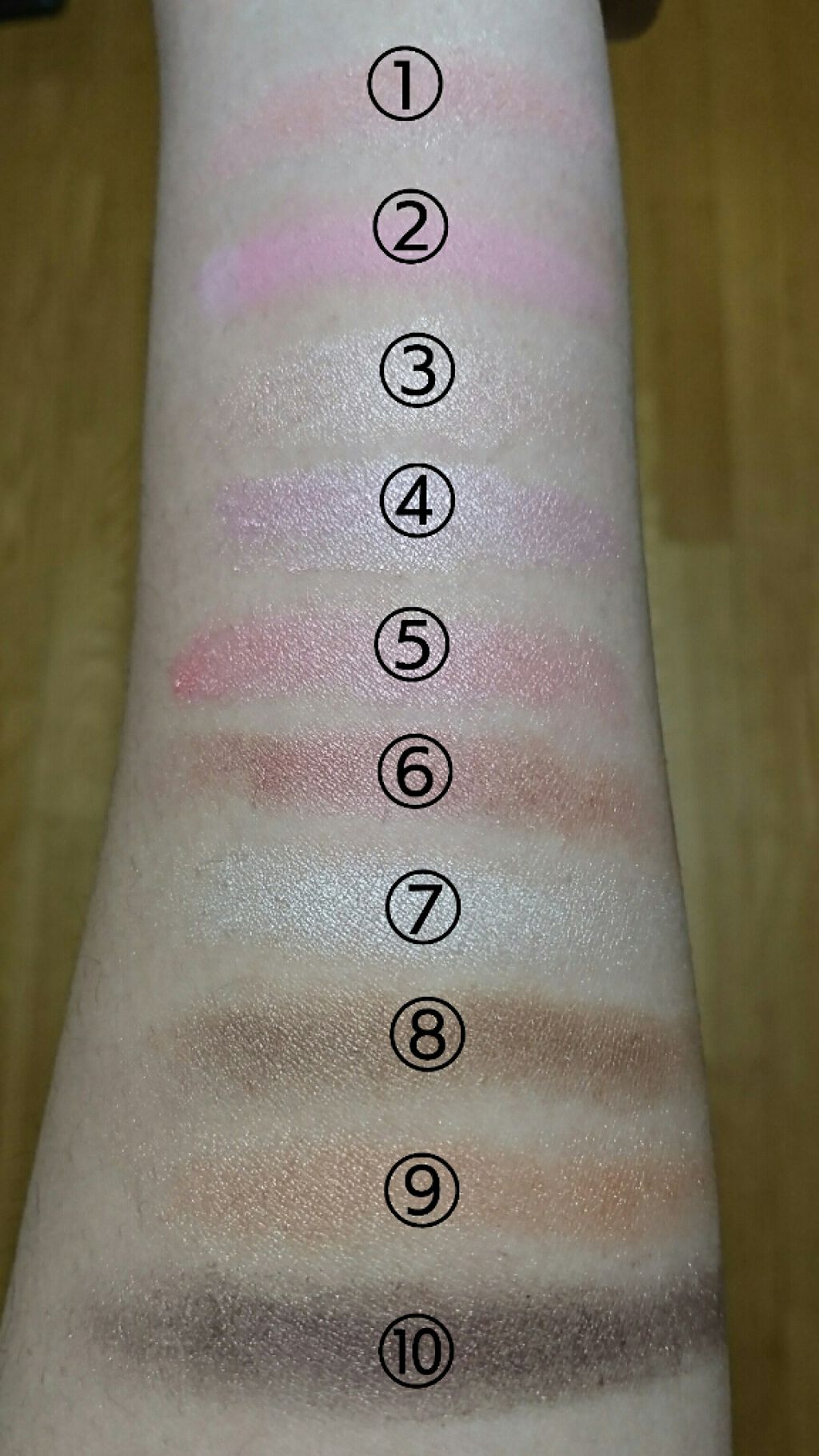 10カラーアイシャドウ/エンジェルハート/アイシャドウパレットを使ったクチコミ(3枚目)