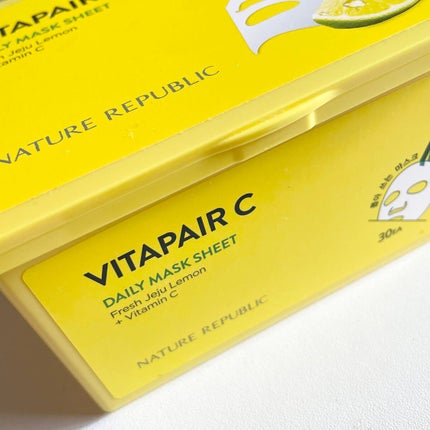 ビタペアCデイリーシートマスク/ネイチャーリパブリック/シートマスク・パックを使ったクチコミ(2枚目)