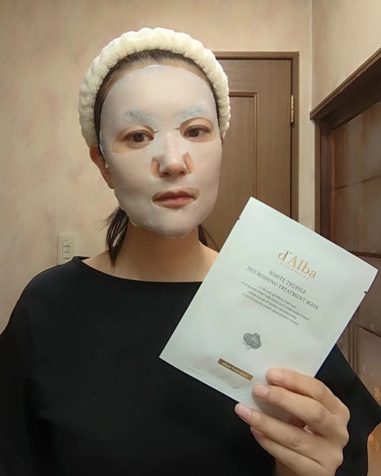 ホワイトトリュフナリシングトリートメントマスク/ダルバ/シートマスク・パックを使ったクチコミ(4枚目)