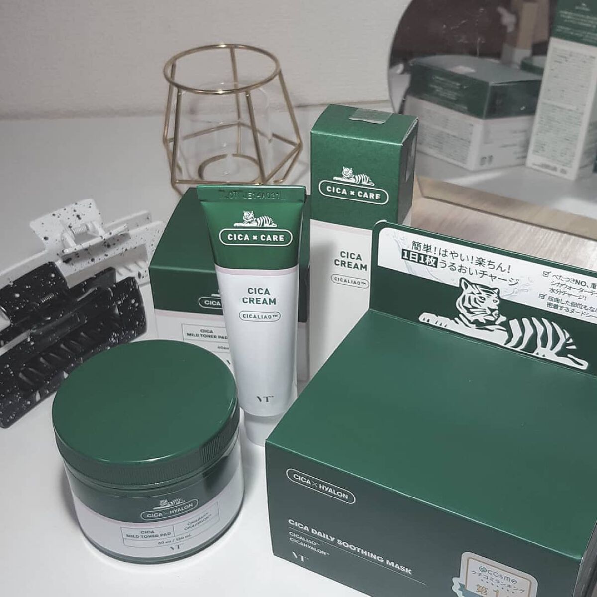 CICA デイリースージングマスク/VT/シートマスク・パックを使ったクチコミ（1枚目）