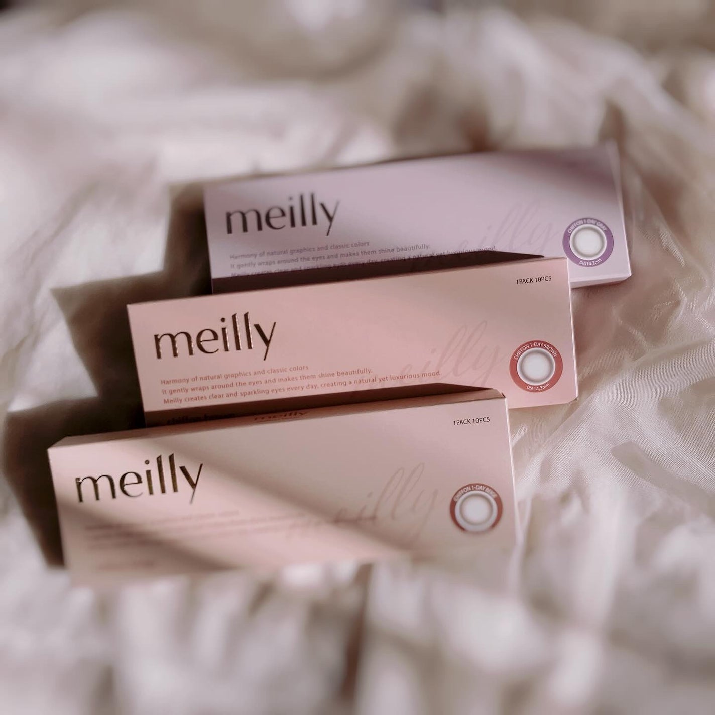 chiffon/meilly/ワンデー(1DAY)カラコンを使ったクチコミ(3枚目)