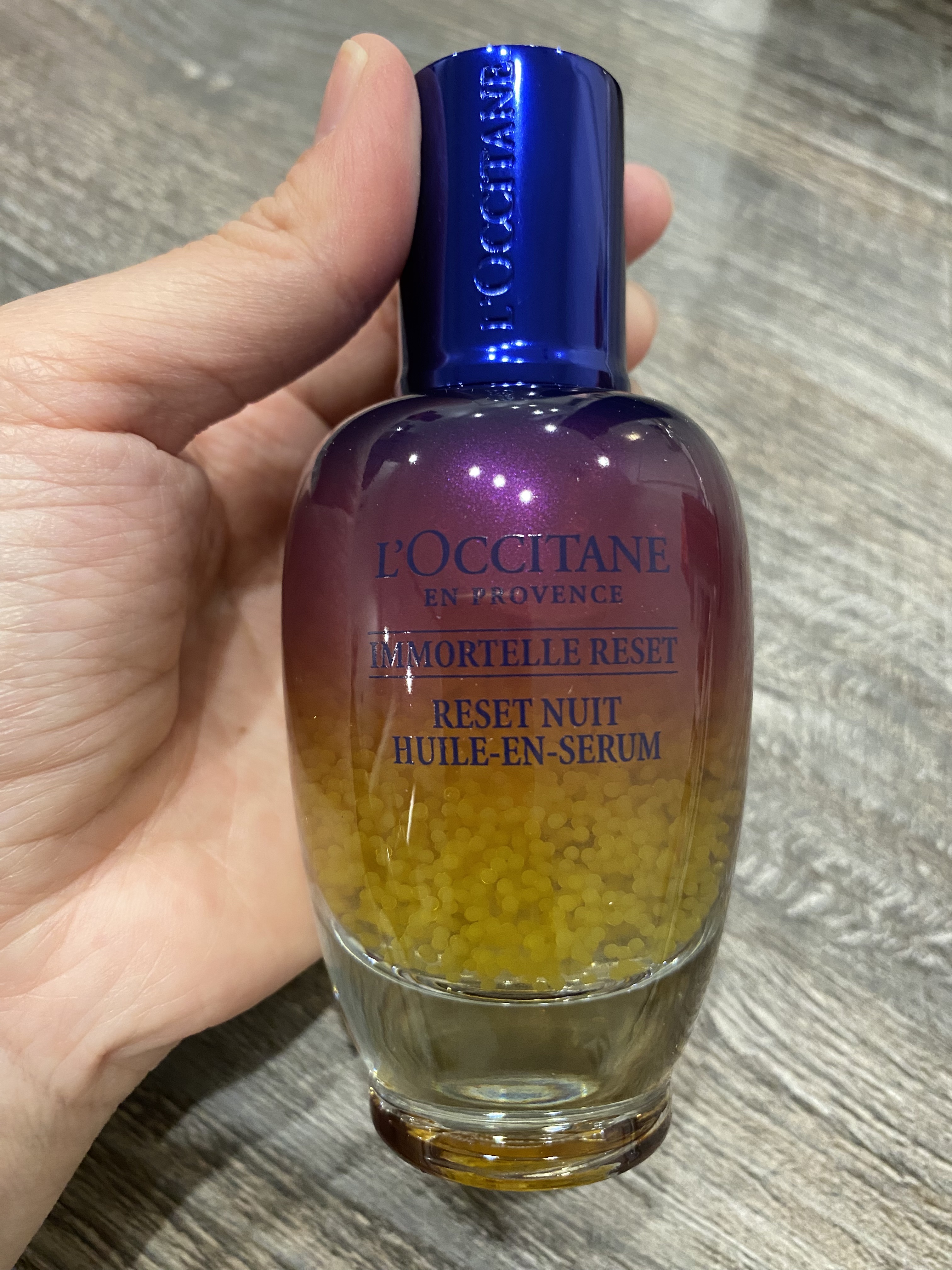 イモーテル オーバーナイトリセットセラム/L'OCCITANE/美容液を使ったクチコミ（3枚目）