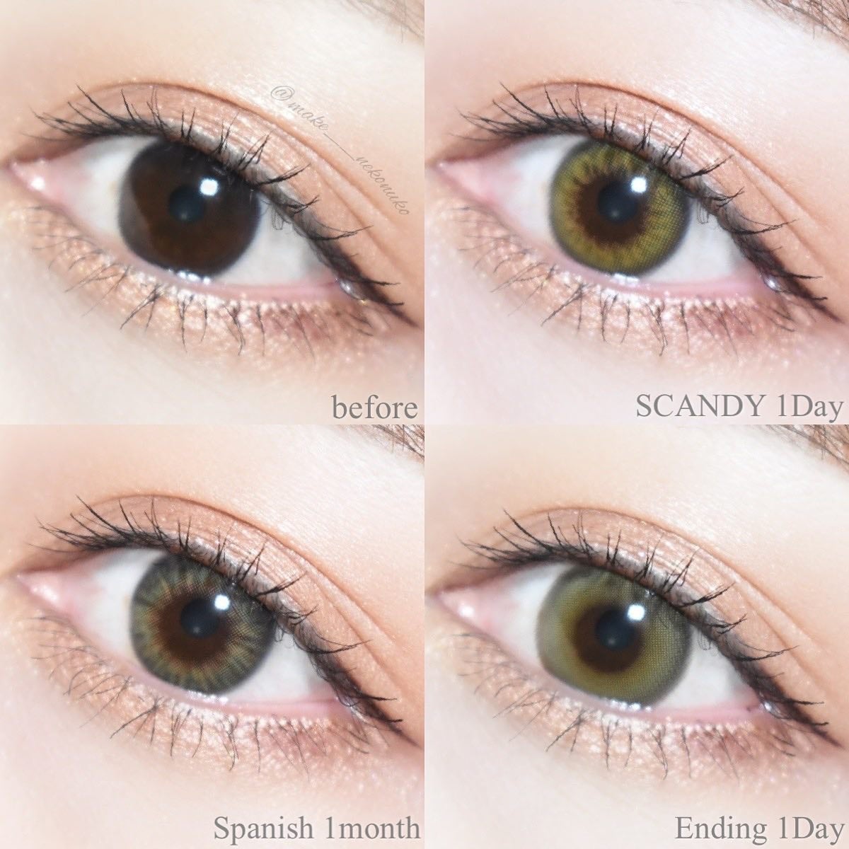 Spanish (スパニッシュ)/OLENS/カラーコンタクトレンズを使ったクチコミ(9枚目)