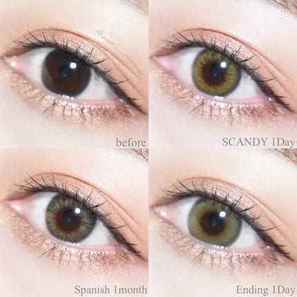 Spanish (スパニッシュ)/OLENS/カラーコンタクトレンズを使ったクチコミ(9枚目)